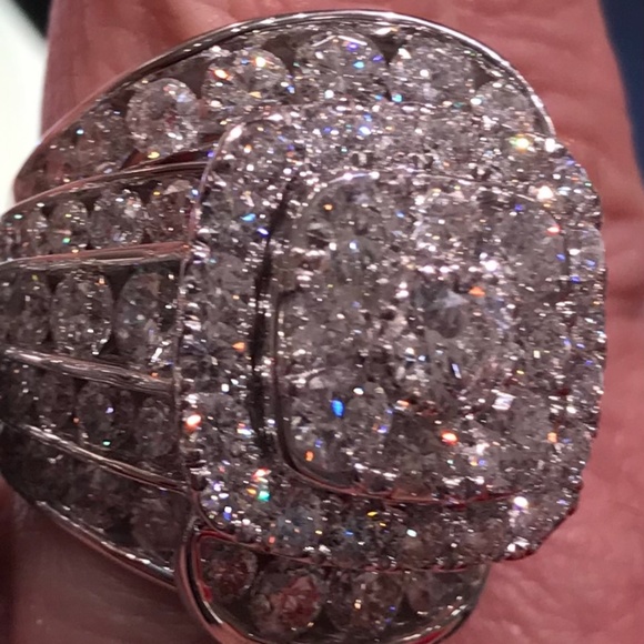 Zales Jewelry - Super Bowl 10 karat Diamond Ring in Platinum